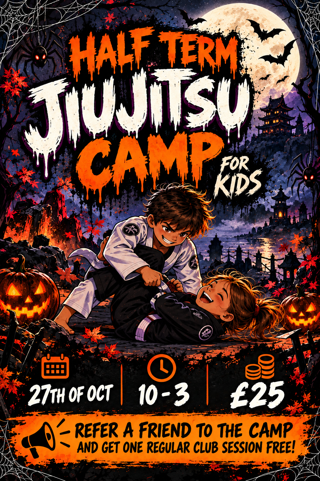 October half term camp. 10-3pm